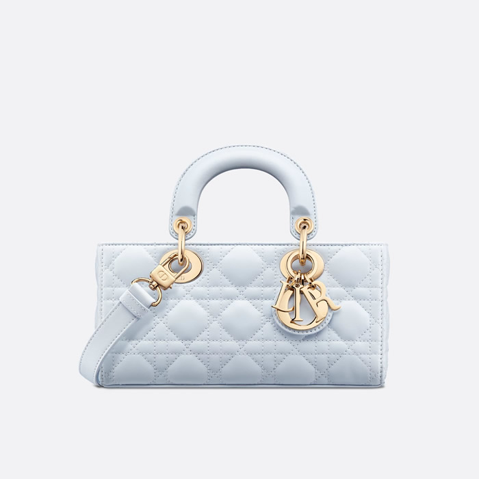 SSA 디올 LADY D-JOY 레더 퀼팅 로고 체인 스몰 백 M0613ONGE 22 x 12 x 6cm