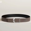 에르메스 JOCKEY 벨트 버클 & 양면 가죽 스트랩 38mm