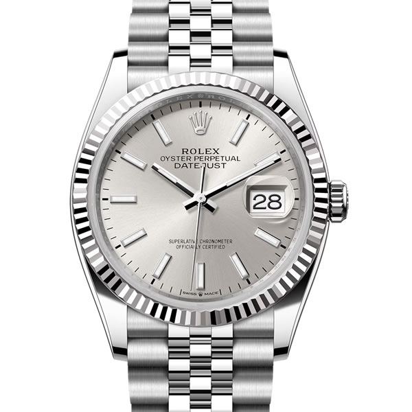 CLEAN 3235 36MM 롤렉스 데이저스트 데이트저스트 실버 DateJust 36 126234-0013