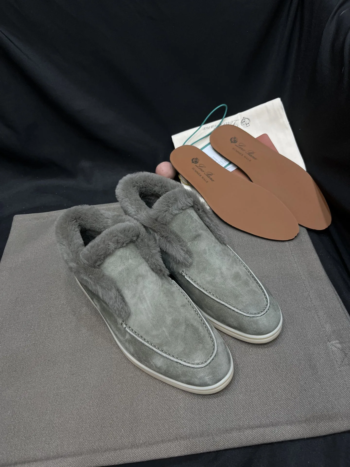 Loro Piana - Santoni Suede ankle boots