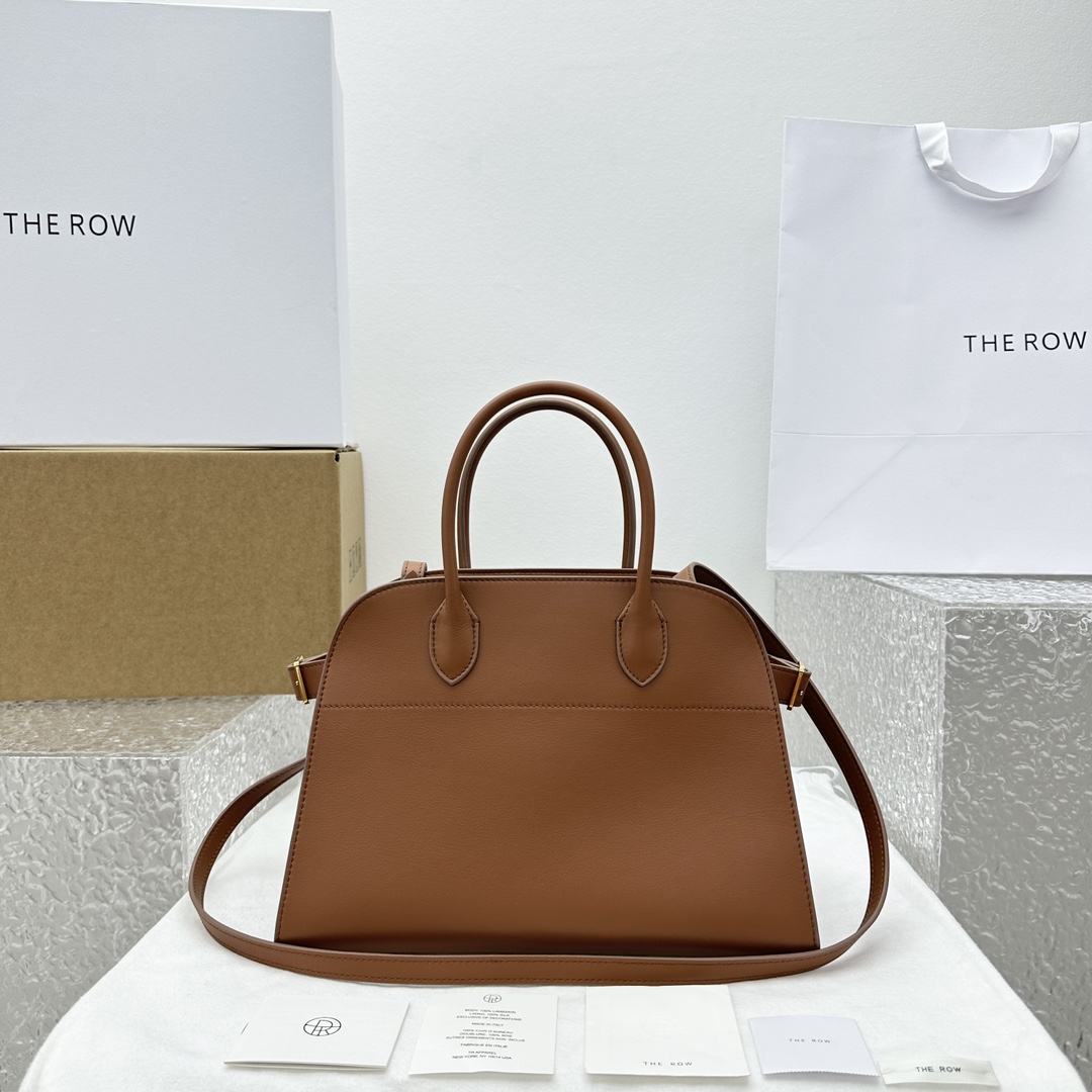 THE  ROW MARGAUX 12 가죽 백 32x13x25cm