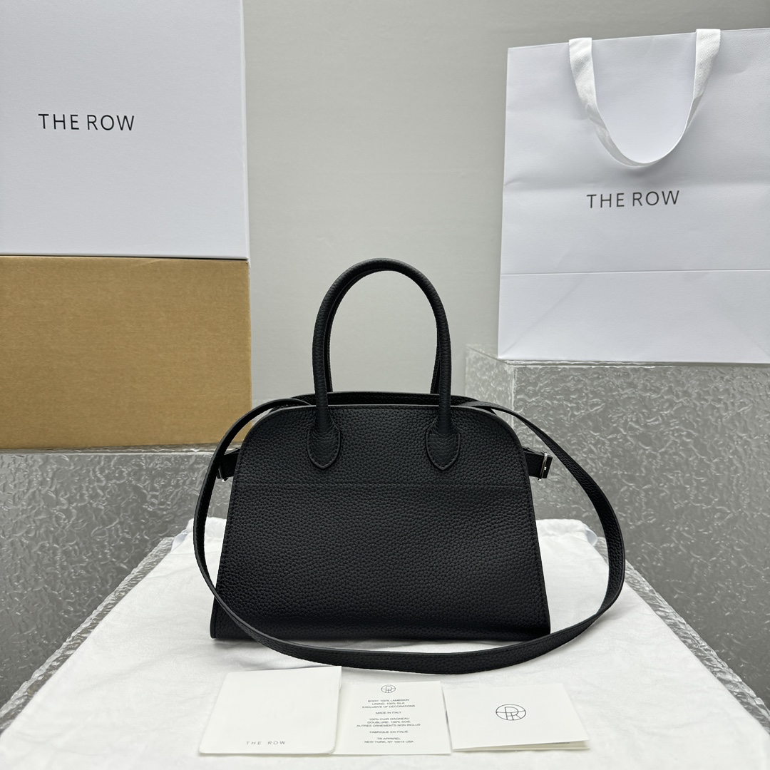 THE  ROW Margaux 10  가죽 백 26x17.5x21cm