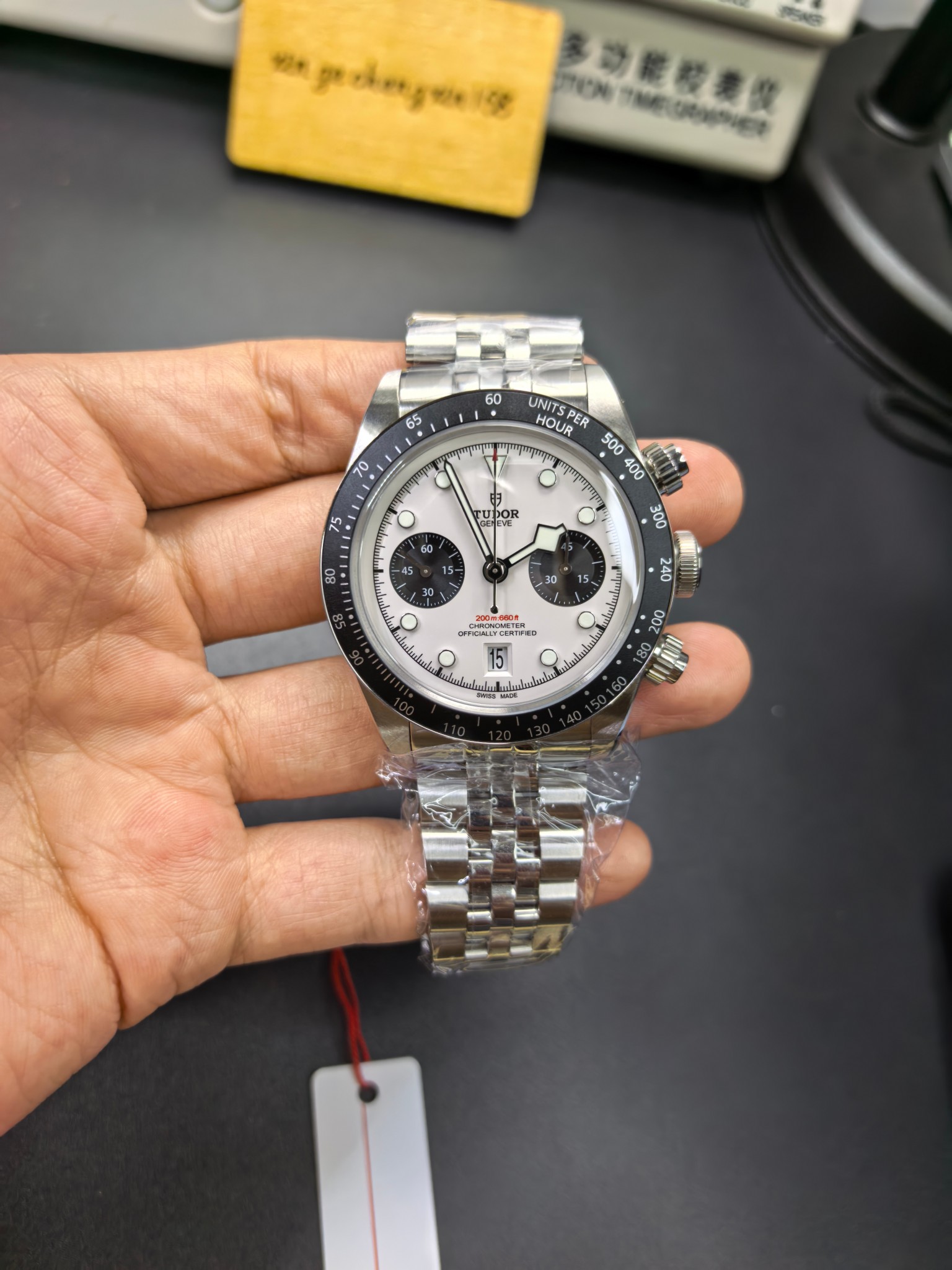 M+ l 7750 l 41mm l 튜더 베이 크로노