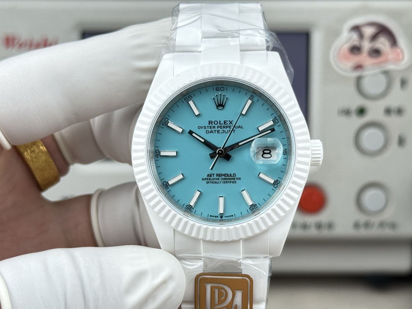 PPM l 3255 l 41mm l AET REMOULD 롤렉스 데이트저스트 세라믹