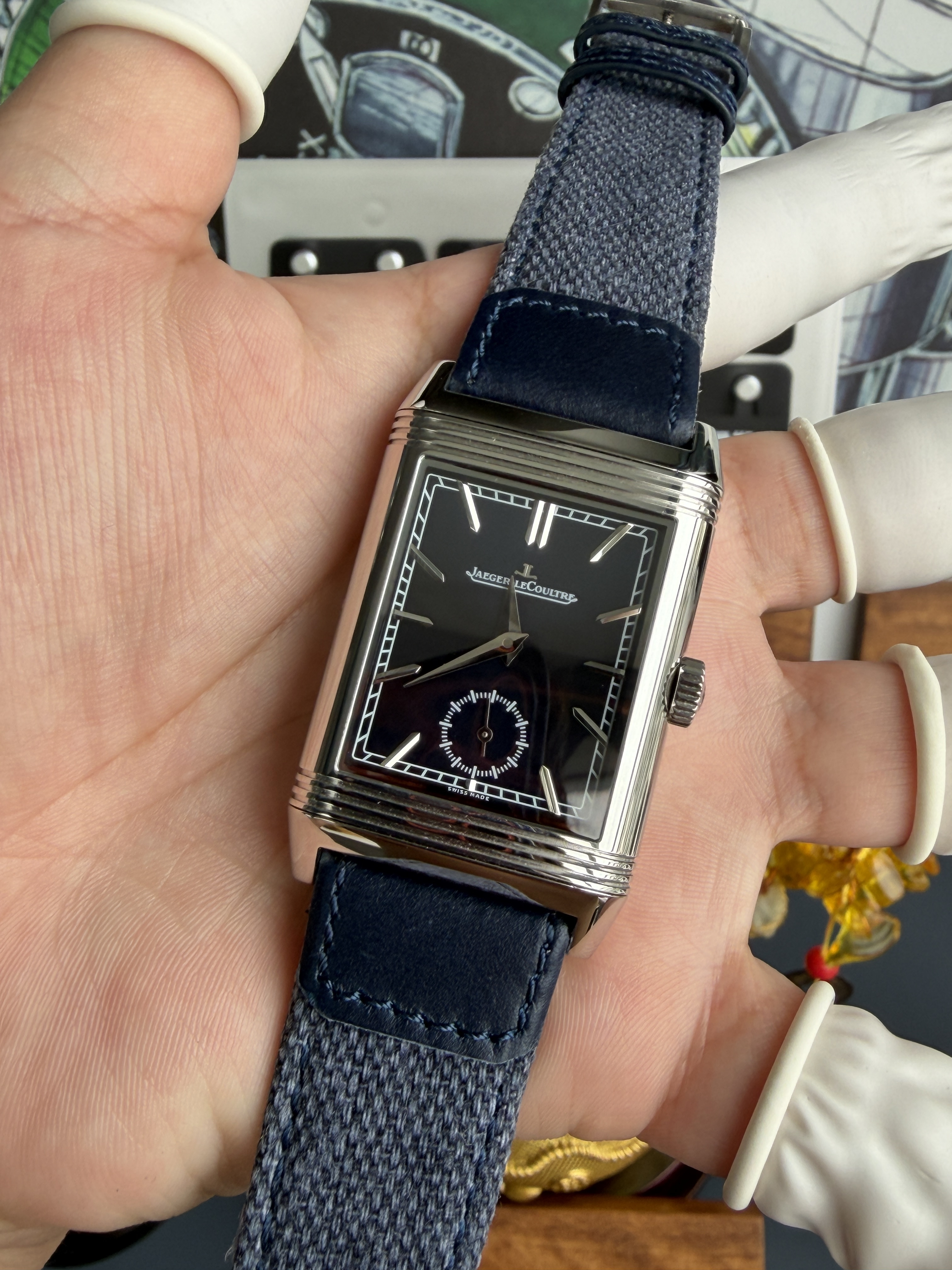 JJF l Cal.854 l Jaeger-LeCoultre 리베르소 트리뷰트 47X28.3X11 mm