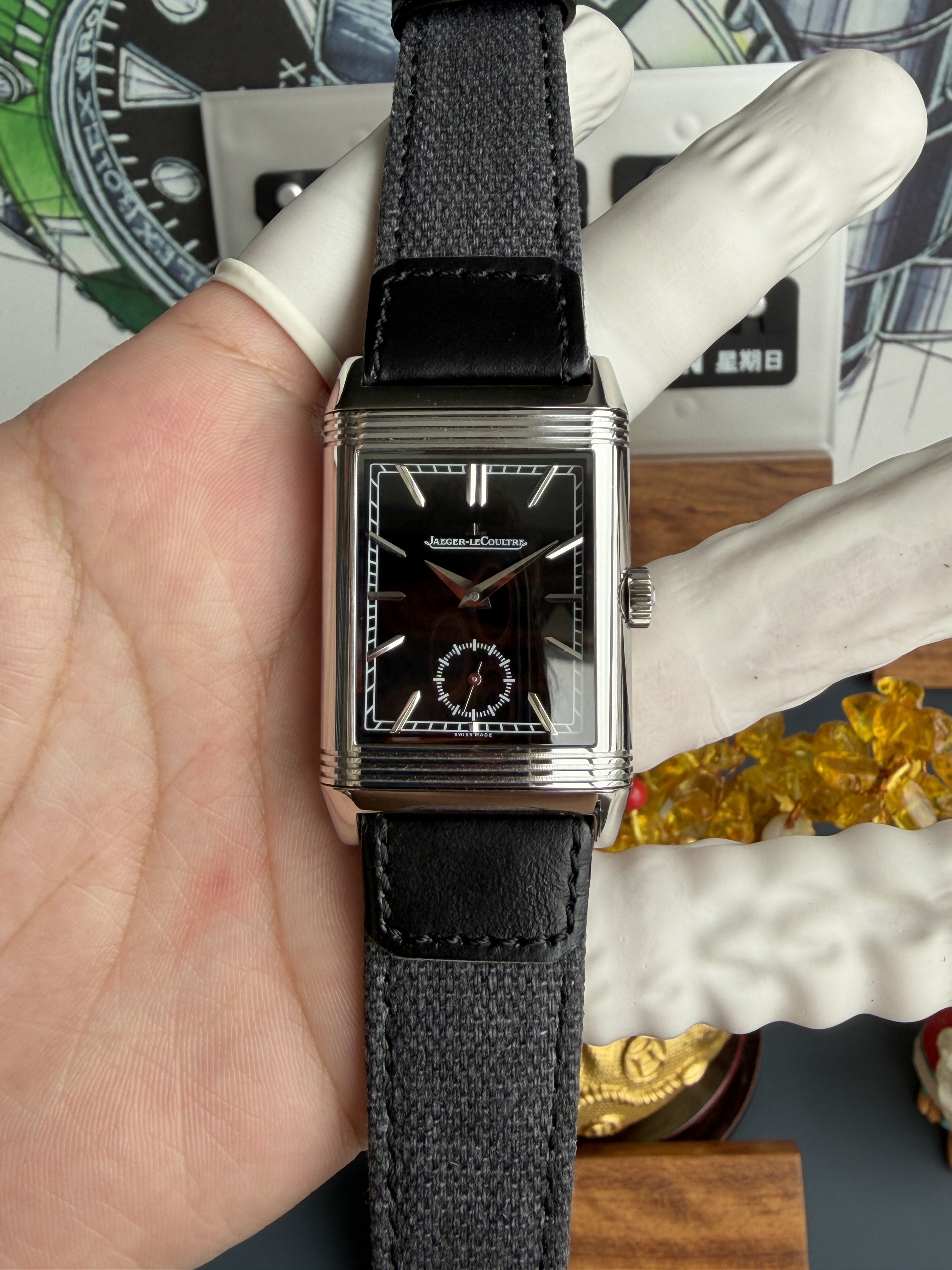 JJF l Cal.854 l Jaeger-LeCoultre 리베르소 트리뷰트 47X28.3X11 mm