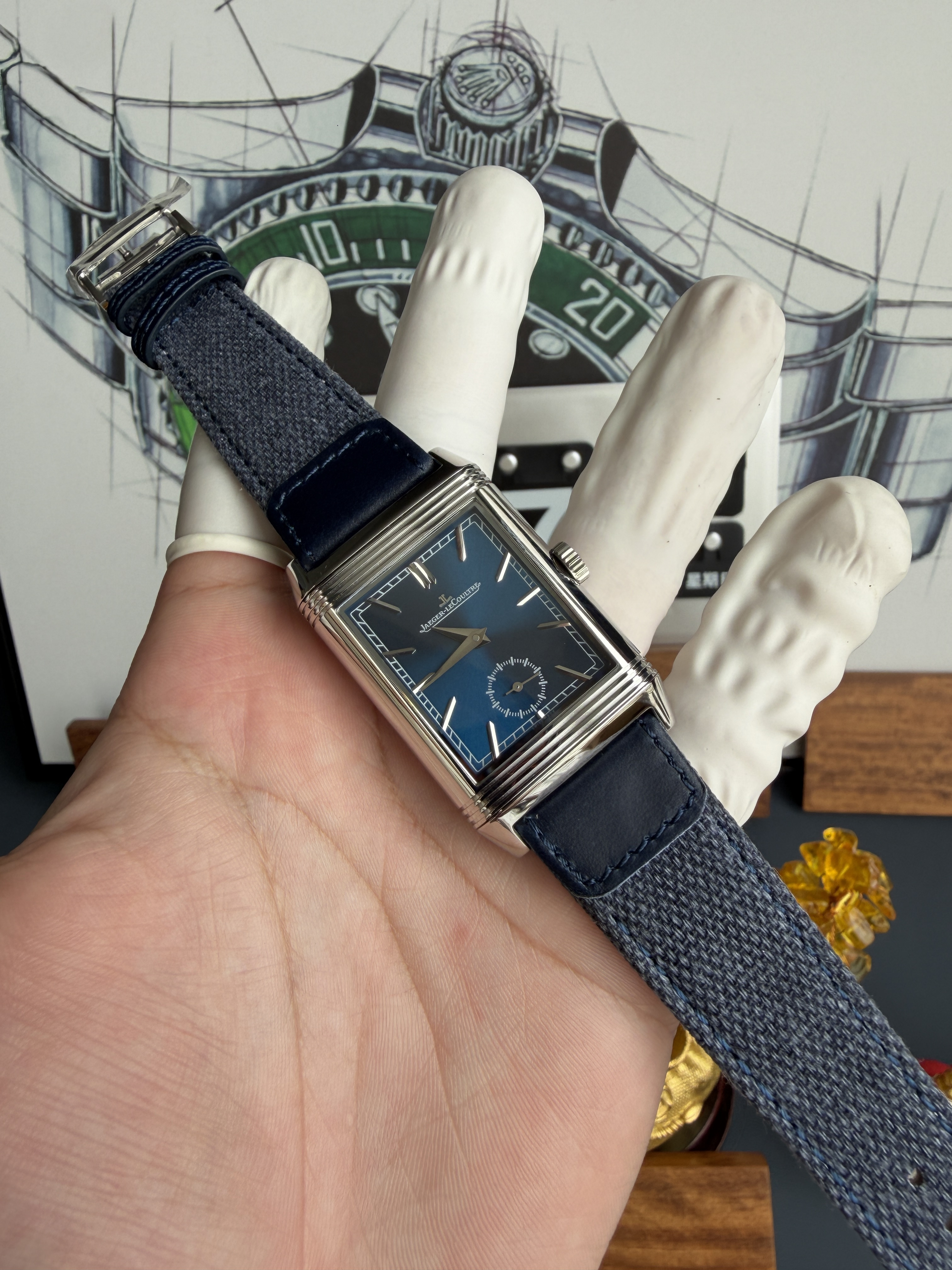 JJF l Cal.854 l Jaeger-LeCoultre 리베르소 트리뷰트 47X28.3X11 mm