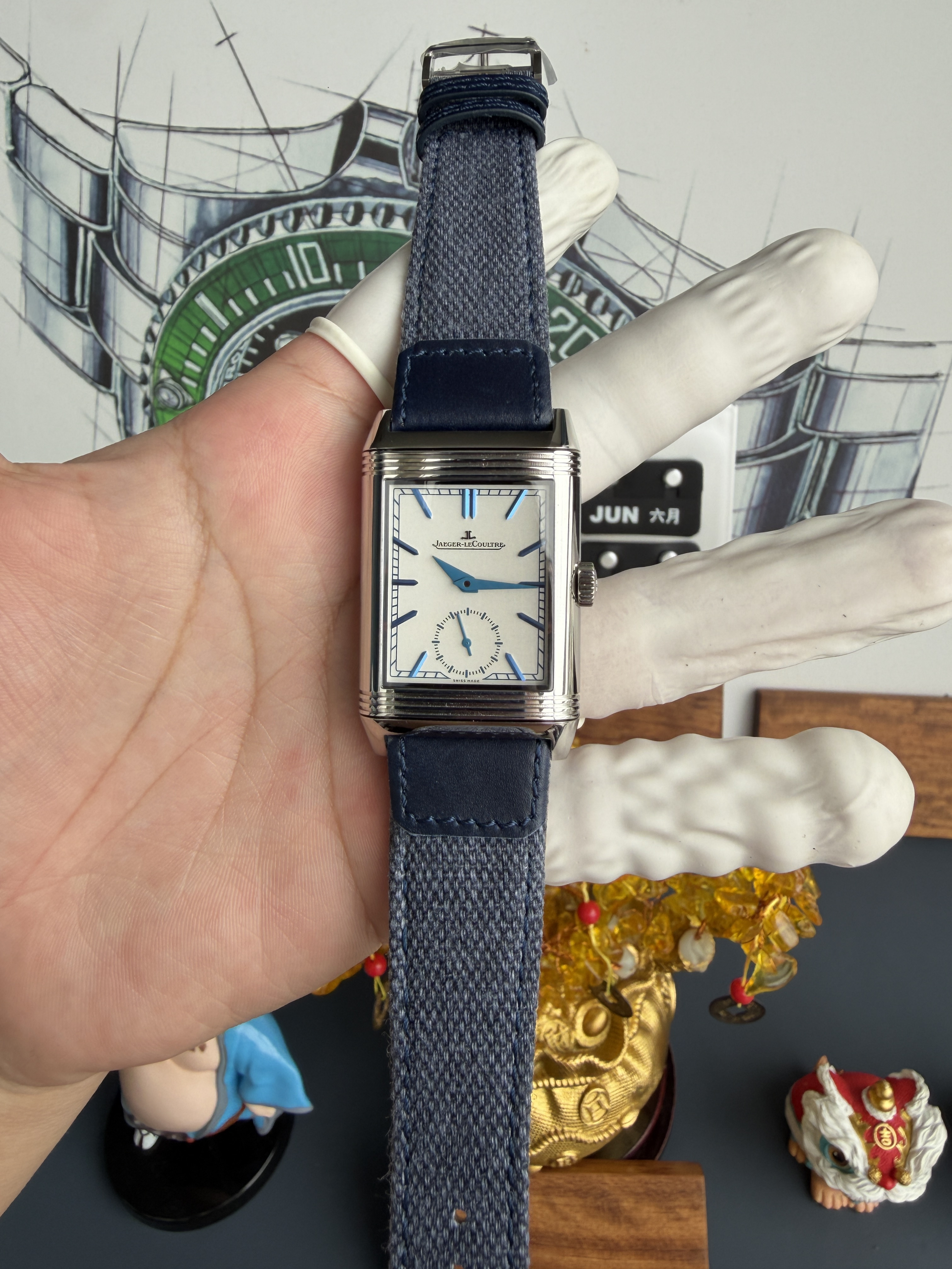 JJF l Cal.854 l Jaeger-LeCoultre 리베르소 트리뷰트 47X28.3X11 mm