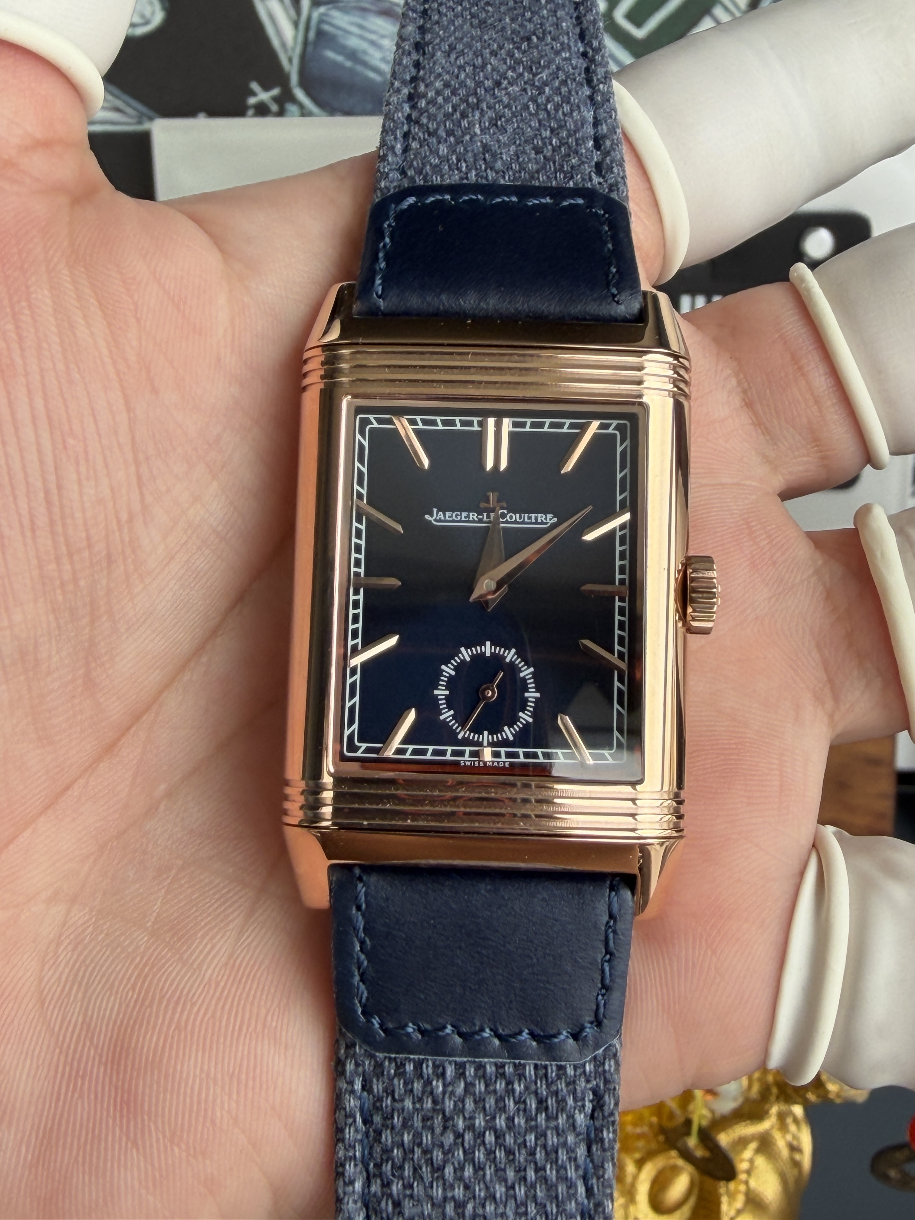 JJF l Cal.854 l Jaeger-LeCoultre 리베르소 트리뷰트 47X28.3X11 mm