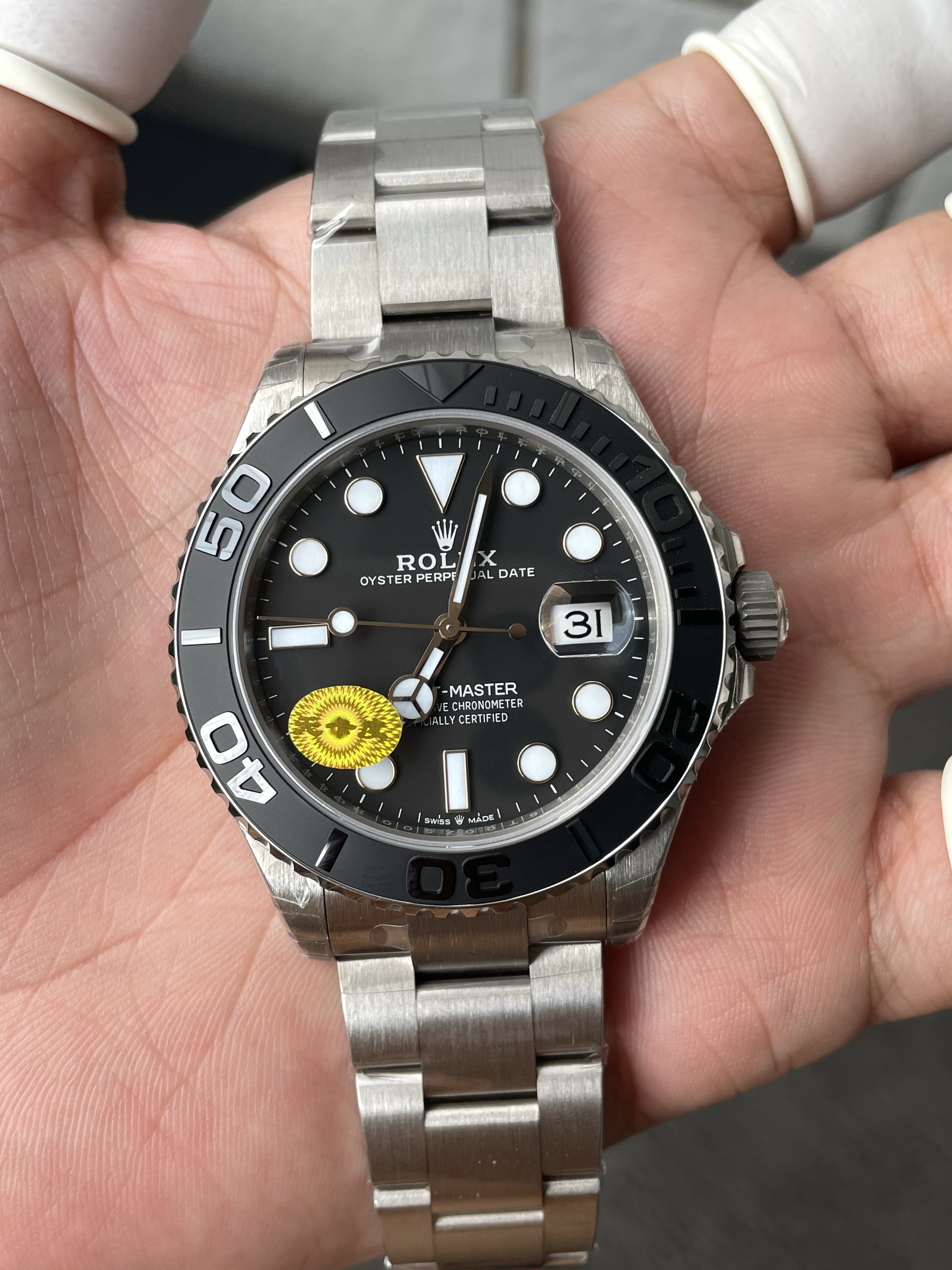 VS l 3235프리스프렁 (Free-sprung)   l 42mm l 롤렉스 요트-마스터  RLX 티타늄 M226627