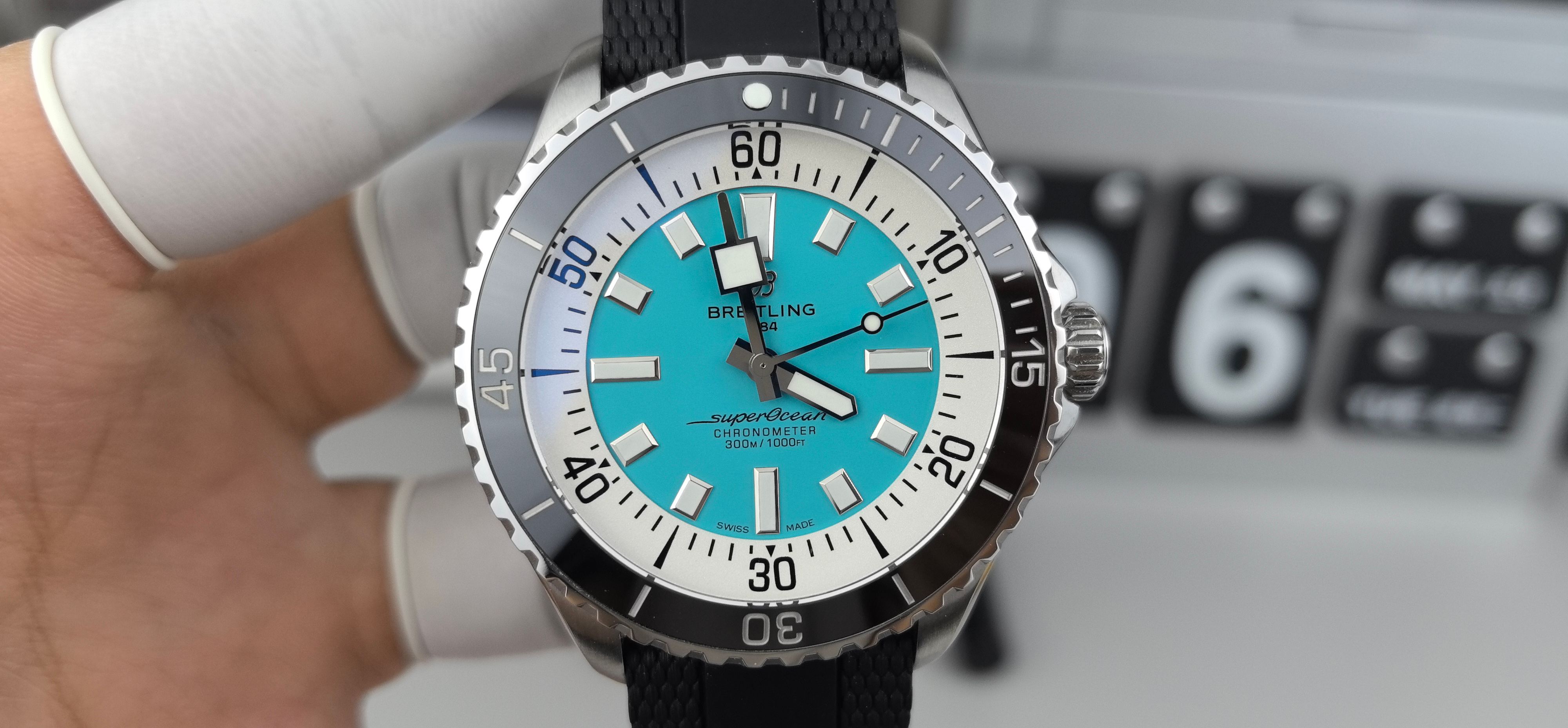 BLS l 2824 무브먼트 l 44mm l 브라이틀링 슈퍼오션