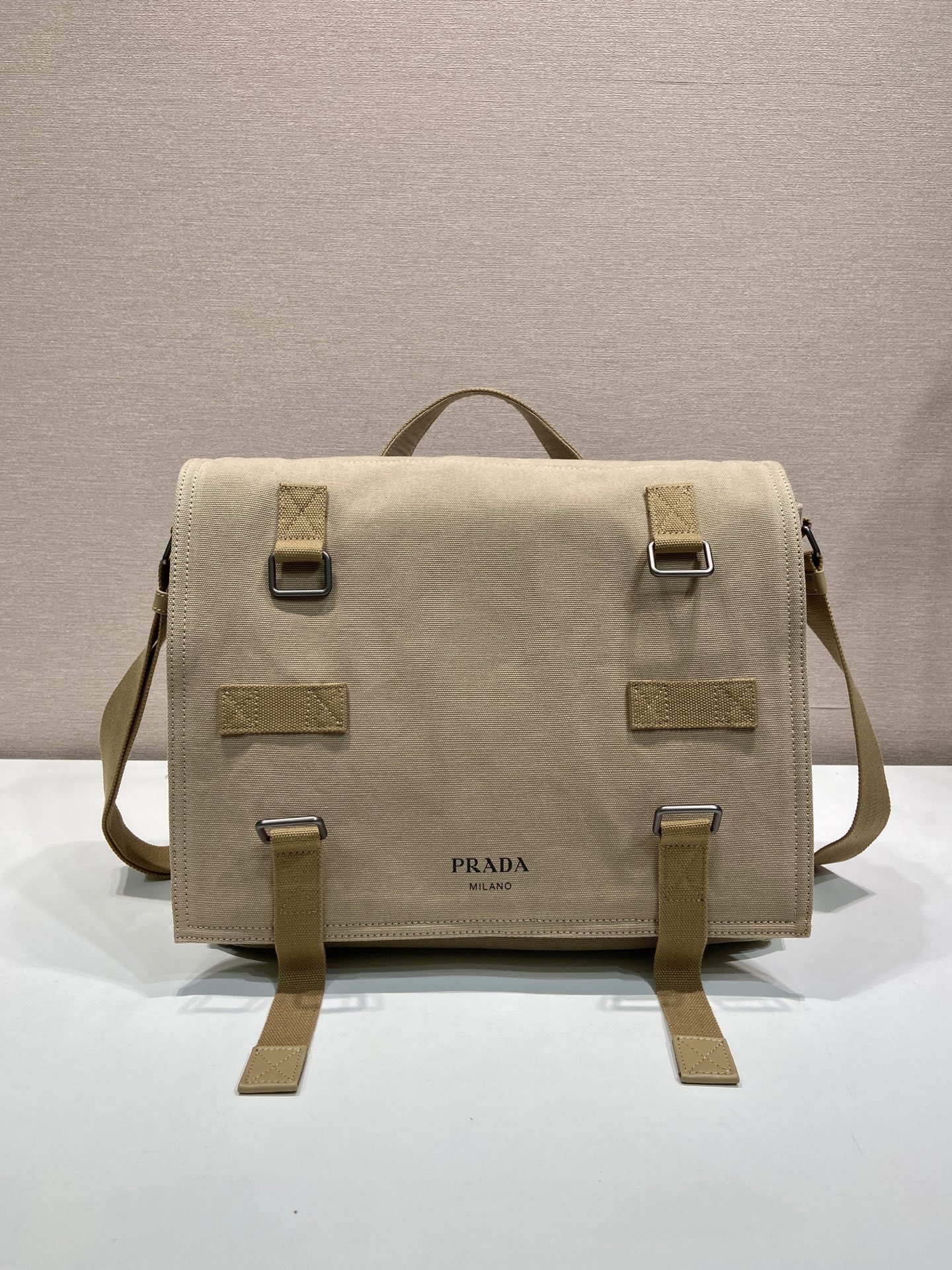 프라다 캔버스 숄더백 2VD085 34x29x10cm