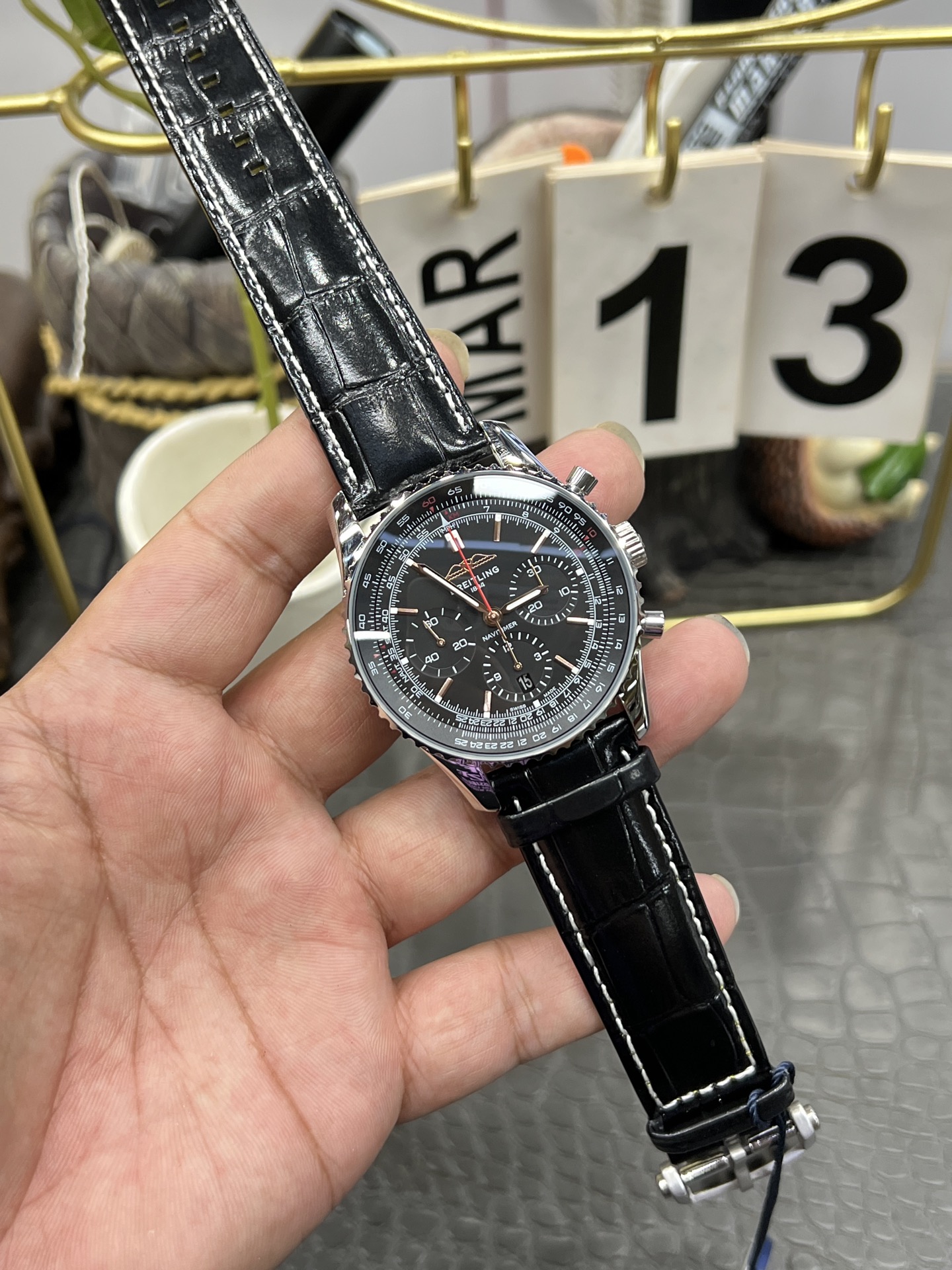 BLS l  43mm l 브라이틀링 네비타이머 B01