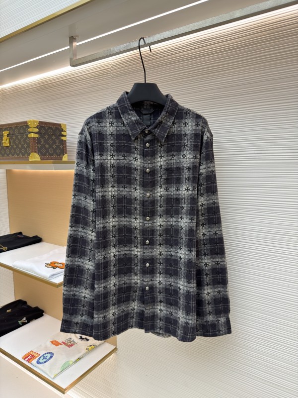 CH 크롬하츠 체크 셔츠