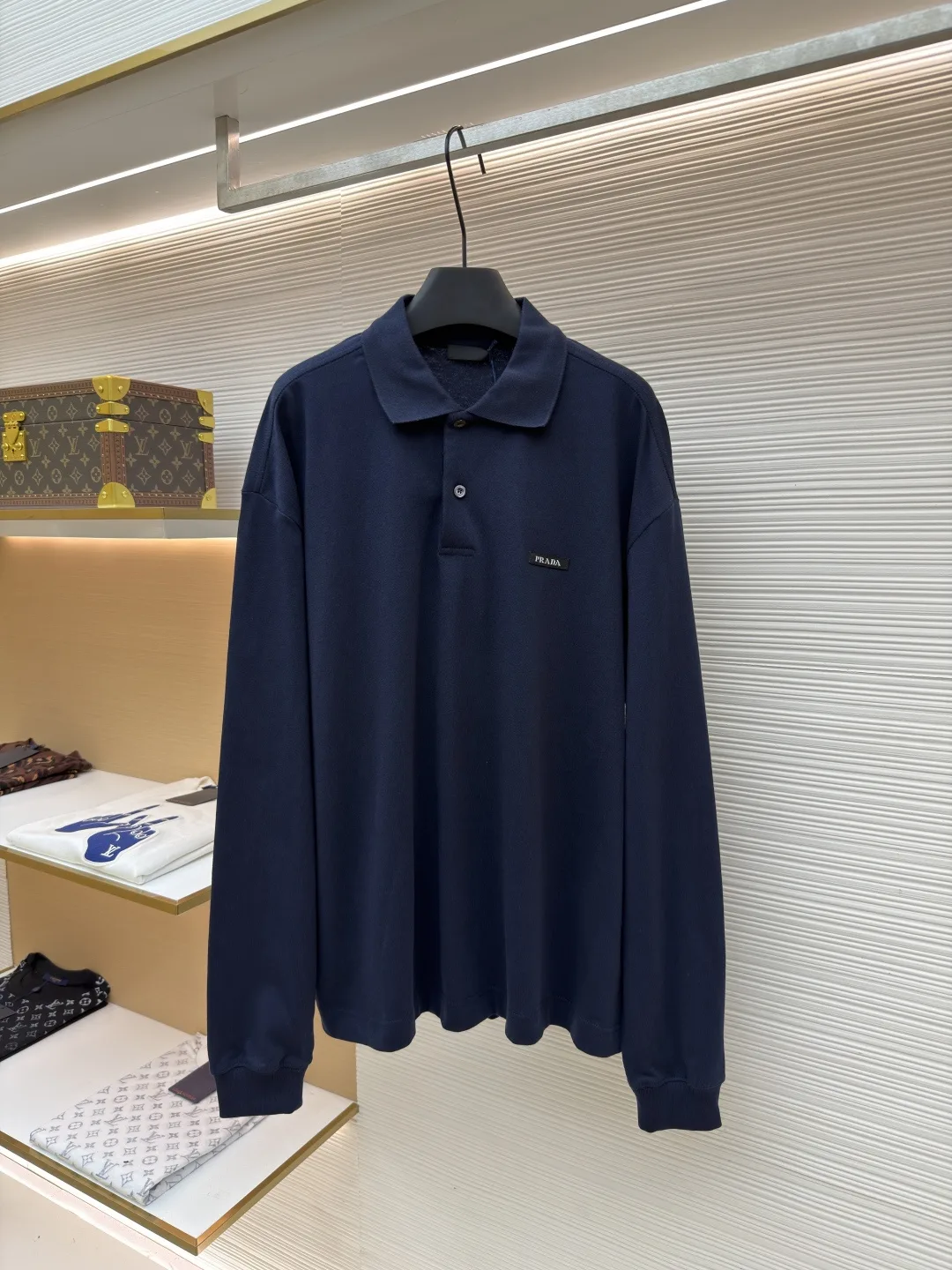 Prada long-sleeved Cotton Polo